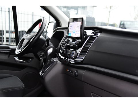 Ford Transit Custom 300 2.0 TDCI L2H1 Black Edition DC Limited Camera, Cruise, Carplay, Automaat, LED, Multimedia, Sensoren, 170PK, UNIEK!