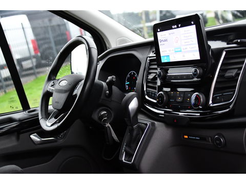 Ford Transit Custom 300 2.0 TDCI L2H1 Black Edition DC Limited Camera, Cruise, Carplay, Automaat, LED, Multimedia, Sensoren, 170PK, UNIEK!