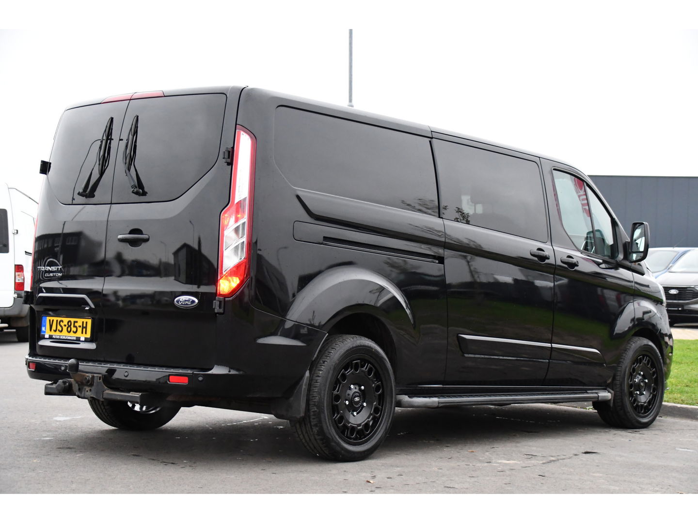 Ford Transit Custom 300 2.0 TDCI L2H1 Black Edition DC Limited Camera, Cruise, Carplay, Automaat, LED, Multimedia, Sensoren, 170PK, UNIEK!