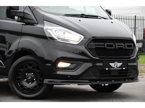 Ford Transit Custom 300 2.0 TDCI L2H1 Black Edition DC Limited Camera, Cruise, Carplay, Automaat, LED, Multimedia, Sensoren, 170PK, UNIEK!