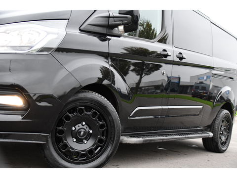 Ford Transit Custom 300 2.0 TDCI L2H1 Black Edition DC Limited Camera, Cruise, Carplay, Automaat, LED, Multimedia, Sensoren, 170PK, UNIEK!