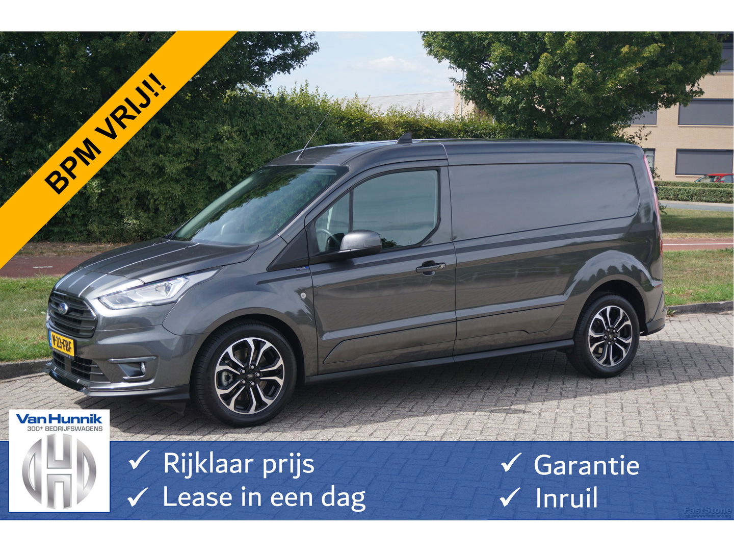 Ford Transit Connect 1.5TDCI Sport L2 AUT BPM VRIJ Navi, Camera, Xenon, 17" LM + LM Winterset!! NR. 454