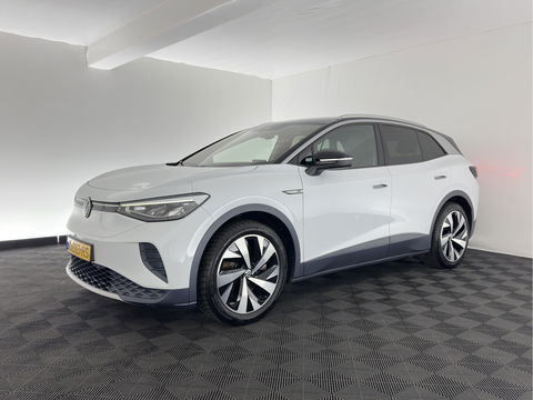 Volkswagen ID.4 First 77 kWh [ 3-Fase ] (INCL-BTW) *HEAT-PUMP | LEATHER-MICROFIBRE | FULL-LED | HEATED-COMFORTSEATS | DIGI-COCKPIT | AMBIENT-LIGHT | NAVI-FULLMAP | ECC | PDC | TOWBAR | PRIVACY-GLASS | CRUISE | CAMERA | CARPLAY | 20
