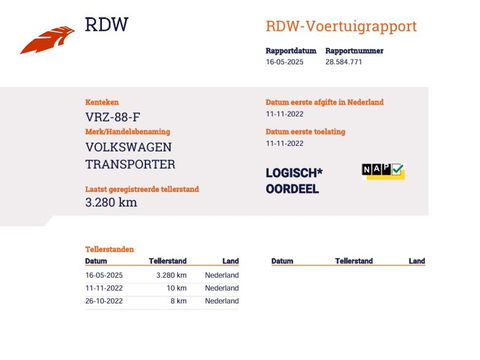 Volkswagen Transporter 2.0 TDI 150pk Bulli - DC Leder - NL-Auto 1ste Eigenaar - Two Tone