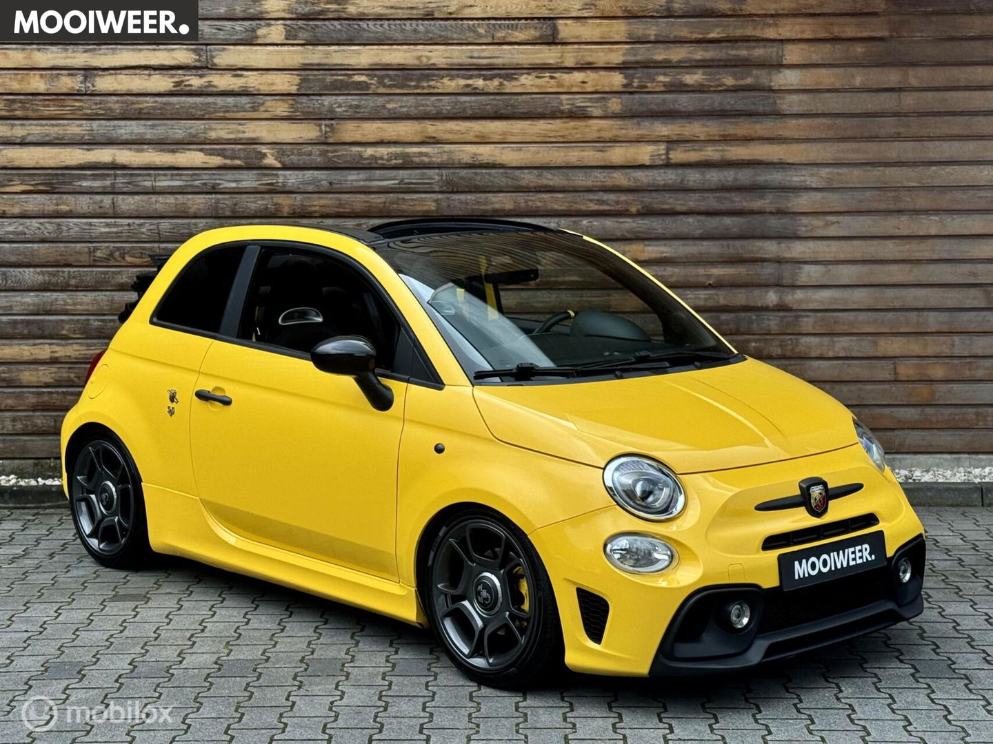 Abarth 595C 1.4 T | Cabrio | Monza | Handbak | Giallo Modena