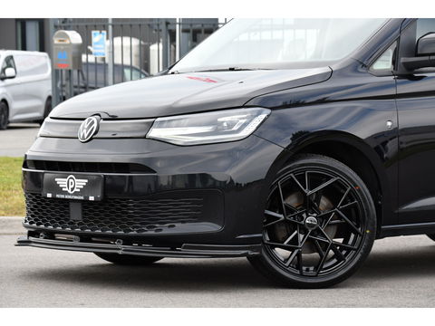 Volkswagen Caddy Cargo 2.0 TDI Exclusive Black Edition Adaptieve Cruise, Carplay, 2 x Schuifdeur, LED, Trekhaak, Leder, 122PK, Automaat, Uniek!