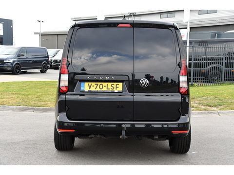 Volkswagen Caddy Cargo 2.0 TDI Exclusive Black Edition Adaptieve Cruise, Carplay, 2 x Schuifdeur, LED, Trekhaak, Leder, 122PK, Automaat, Uniek!
