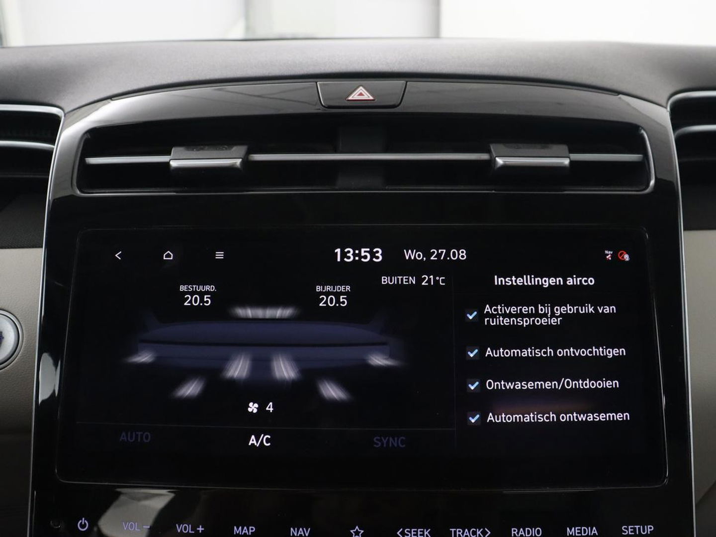 Hyundai Tucson 1.6 T-GDI PHEV Premium Sky 4WD | Panoramadak | Stoelventilatie | Leder | 360 Camera | Krell Audio | Adaptive cruise | Achterbankverwarming | Carplay | Memory | Plug In