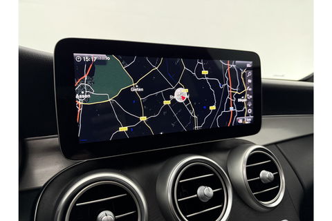 Mercedes-Benz C-Klasse 180 AMG 157PK Pano LED Camera Virtual Clima Cruise Navi PDC 18''LMV