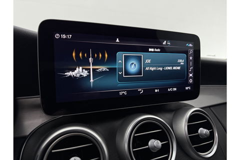 Mercedes-Benz C-Klasse 180 AMG 157PK Pano LED Camera Virtual Clima Cruise Navi PDC 18''LMV