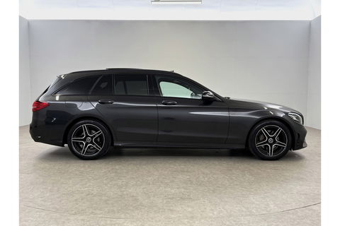 Mercedes-Benz C-Klasse 180 AMG 157PK Pano LED Camera Virtual Clima Cruise Navi PDC 18''LMV