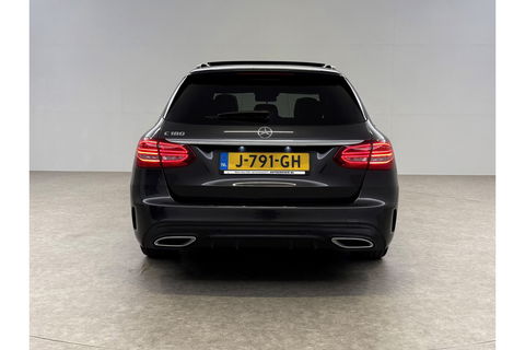 Mercedes-Benz C-Klasse 180 AMG 157PK Pano LED Camera Virtual Clima Cruise Navi PDC 18''LMV