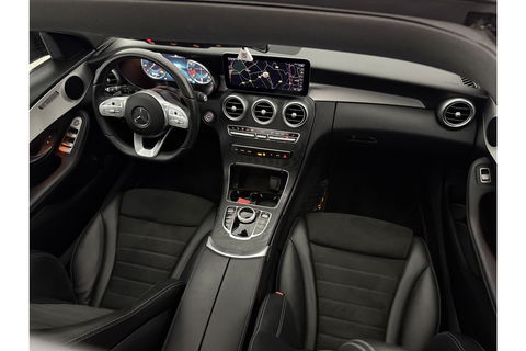 Mercedes-Benz C-Klasse 180 AMG 157PK Pano LED Camera Virtual Clima Cruise Navi PDC 18''LMV