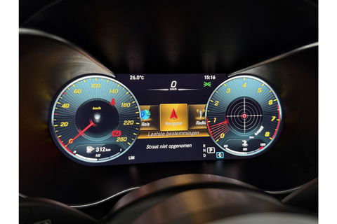 Mercedes-Benz C-Klasse 180 AMG 157PK Pano LED Camera Virtual Clima Cruise Navi PDC 18''LMV