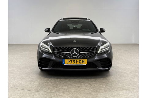 Mercedes-Benz C-Klasse 180 AMG 157PK Pano LED Camera Virtual Clima Cruise Navi PDC 18''LMV