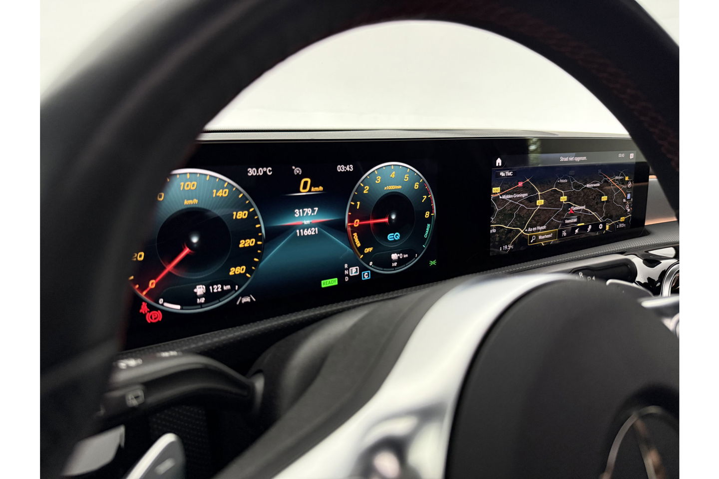 Mercedes-Benz A-Klasse 250 e AMG 235PK Pano Sfeer LED Virtual Camera Memory Carplay Cruise Clima Navi PDC 18"LMV