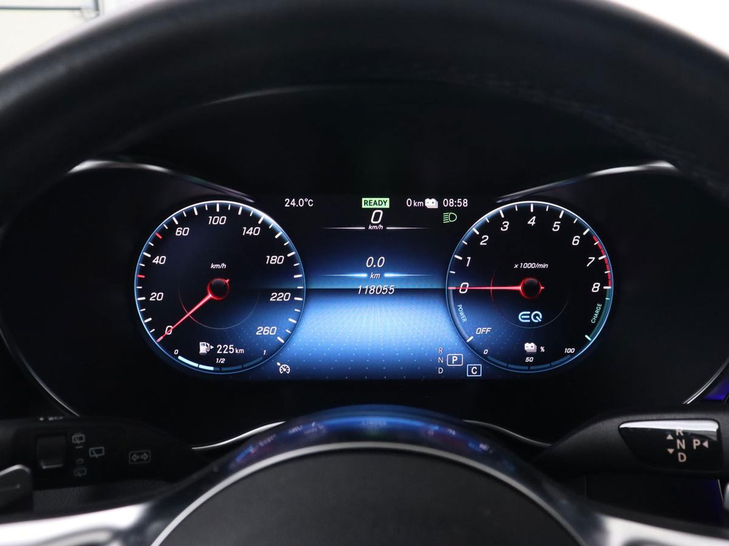 Mercedes-Benz GLC 300e 4Matic AMG | Panoramadak | Two-Tone Leder | 360 Camera | Stoelverwarming | Burmester | Carplay | Digital Cockpit | Keyless | Navigatie | Sfeerverlichting | PHEV | Plug In