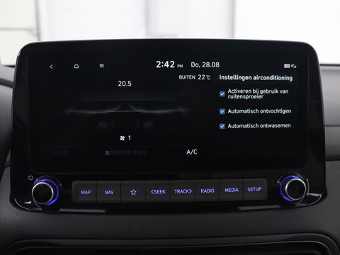 Hyundai KONA 1.6 GDI HEV Premium | Leder | Head-Up | Stoel & stuurverwarming | Adaptive cruise | Camera | Carplay | Keyless | Navigatie | Keyless | Full LED