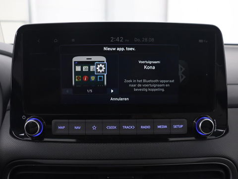 Hyundai KONA 1.6 GDI HEV Premium | Leder | Head-Up | Stoel & stuurverwarming | Adaptive cruise | Camera | Carplay | Keyless | Navigatie | Keyless | Full LED