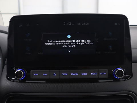 Hyundai KONA 1.6 GDI HEV Premium | Leder | Head-Up | Stoel & stuurverwarming | Adaptive cruise | Camera | Carplay | Keyless | Navigatie | Keyless | Full LED