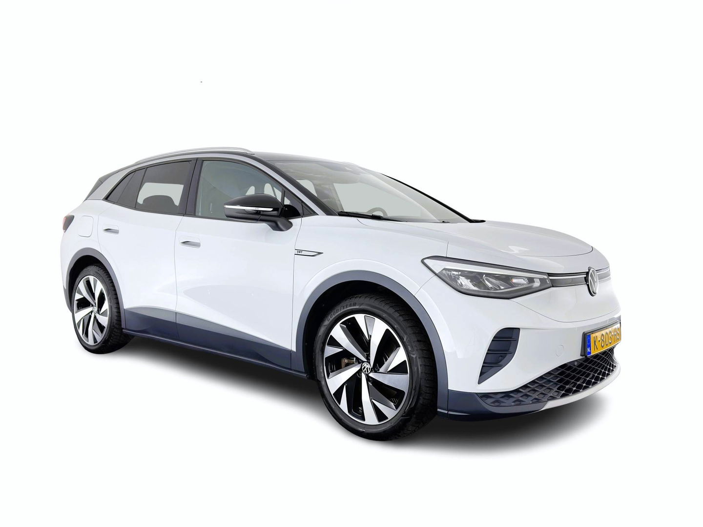 Volkswagen ID.4 First 77 kWh [ 3-Fase ] (INCL-BTW) *HEAT-PUMP | LEATHER-MICROFIBRE | FULL-LED | HEATED-COMFORTSEATS | DIGI-COCKPIT | AMBIENT-LIGHT | NAVI-FULLMAP | ECC | PDC | TOWBAR | PRIVACY-GLASS | CRUISE | CAMERA | CARPLAY | 20