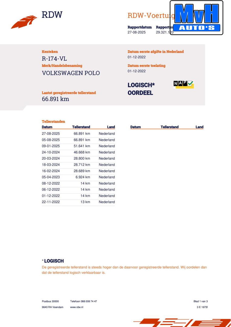 Volkswagen Polo 1.0 TSI R-Line|DSG|ACC|CAMERA|STOELVERW|NAP