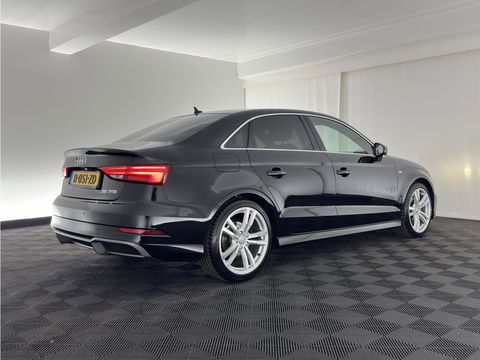 Audi A3 Limousine 35 TFSI CoD Advance Sport S-Line-Sportpack (INCL-BTW) Aut.*DIGI-COCKPIT | LEATHER-FABRIC | FULL-LED | HEATED-SPORTSEATS | AUDI-SOUND | DAB+ | NAVI-FULLMAP | ECC | PRIVACY-GLASS | PDC | CRUISE | 18''ALU*