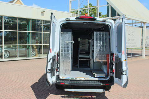 Ford Transit 350 2.0 TDCI L2H2 Trend SORTIMO, Navigatie, Camera, Flits verlichting, Powerstation 3500W, Standkachel motor en interieur