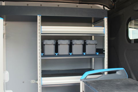 Ford Transit 350 2.0 TDCI L2H2 Trend SORTIMO, Navigatie, Camera, Flits verlichting, Powerstation 3500W, Standkachel motor en interieur