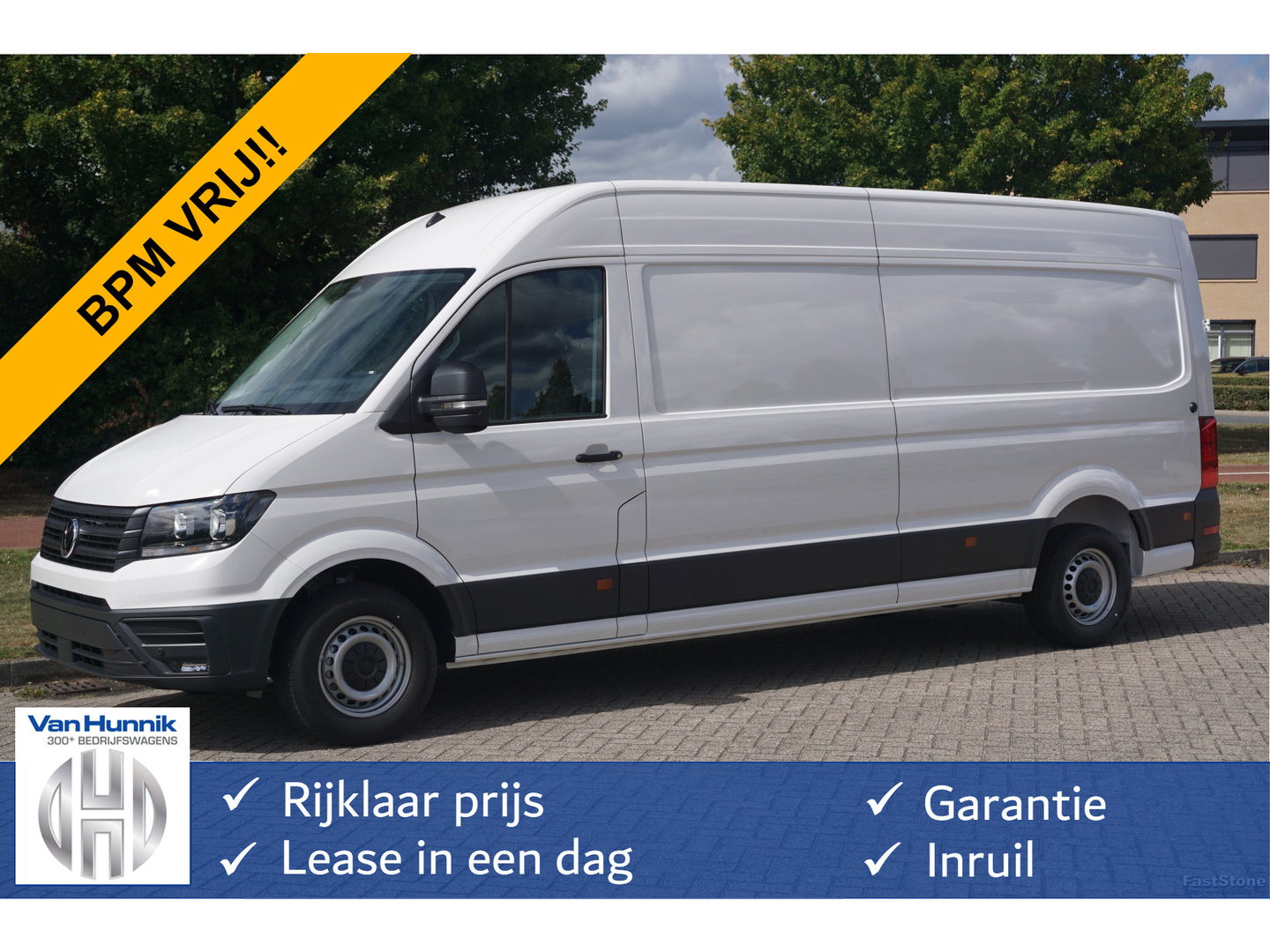 Volkswagen Crafter 35 140PK L4H3 Facelift BPM VRIJ 10" Scherm Apple CP/Android A, 270° deuren!! NR. 465