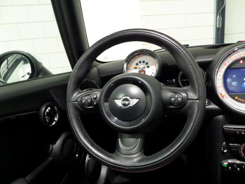 MINI Cabrio 1.6 One "Origineel NL!" Cognac-Leer Bluetooth Navigatie Stoelverwarming Cruise-control in ZEER nette staat !