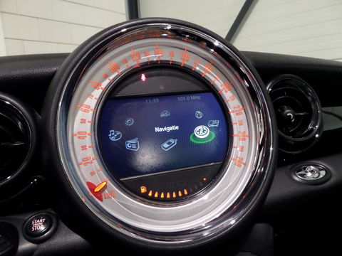 MINI Cabrio 1.6 One "Origineel NL!" Cognac-Leer Bluetooth Navigatie Stoelverwarming Cruise-control in ZEER nette staat !