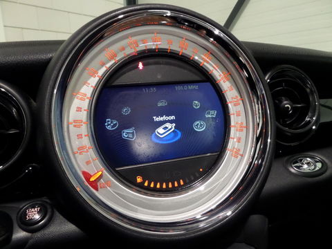 MINI Cabrio 1.6 One "Origineel NL!" Cognac-Leer Bluetooth Navigatie Stoelverwarming Cruise-control in ZEER nette staat !