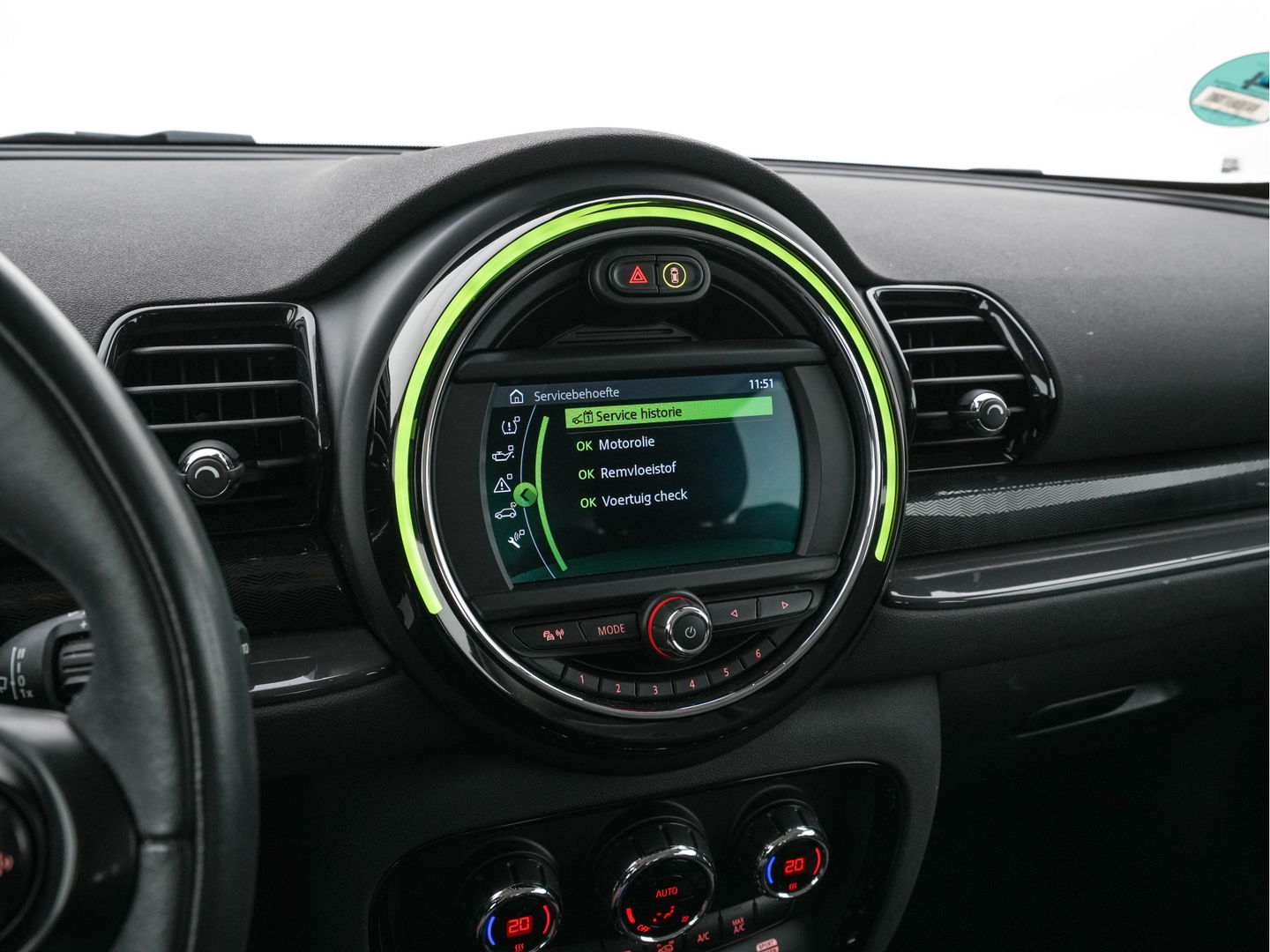 MINI Clubman 1.5 Cooper Chili (INCL-BTW) Aut. *LEATHER-MICROFIBRE | FULL-LED | KEYLESS | NAVI-FULLMAP | SPORT-SEATS | ECC | PDC | CRUISE | 18''ALU*