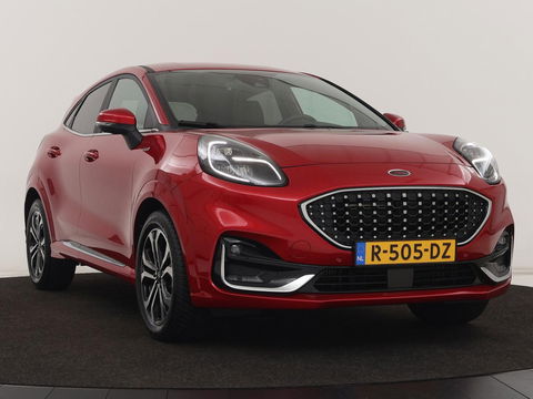 Ford Puma 1.0 EcoBoost Hybrid ST Line Vignale | Leder | Trekhaak | Massage | Stoel & stuurverwarming | Carplay | Navigatie | Keyless | Full LED