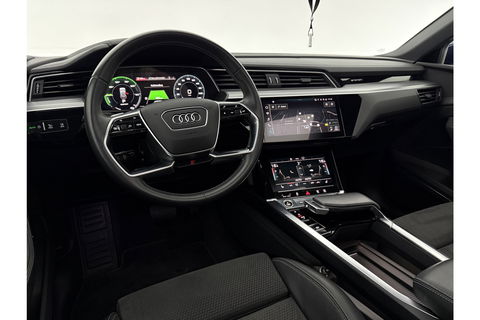 Audi e-tron 55 Quattro S-line 95 kWh b&o Pano Sfeer Memory ACC LED 21"LMV Trekhaak Virtual Carplay Clima Navi PDC