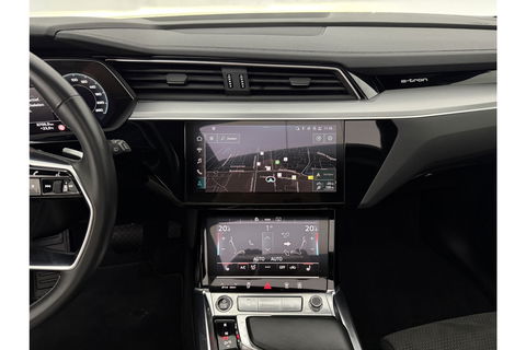 Audi e-tron 55 Quattro S-line 95 kWh b&o Pano Sfeer Memory ACC LED 21"LMV Trekhaak Virtual Carplay Clima Navi PDC