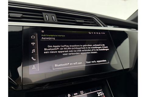 Audi e-tron 55 Quattro S-line 95 kWh b&o Pano Sfeer Memory ACC LED 21"LMV Trekhaak Virtual Carplay Clima Navi PDC