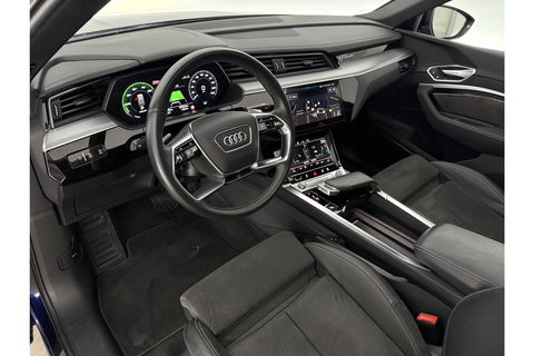 Audi e-tron 55 Quattro S-line 95 kWh b&o Pano Sfeer Memory ACC LED 21"LMV Trekhaak Virtual Carplay Clima Navi PDC