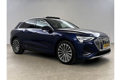 Audi e-tron 55 Quattro S-line 95 kWh b&o Pano Sfeer Memory ACC LED 21"LMV Trekhaak Virtual Carplay Clima Navi PDC
