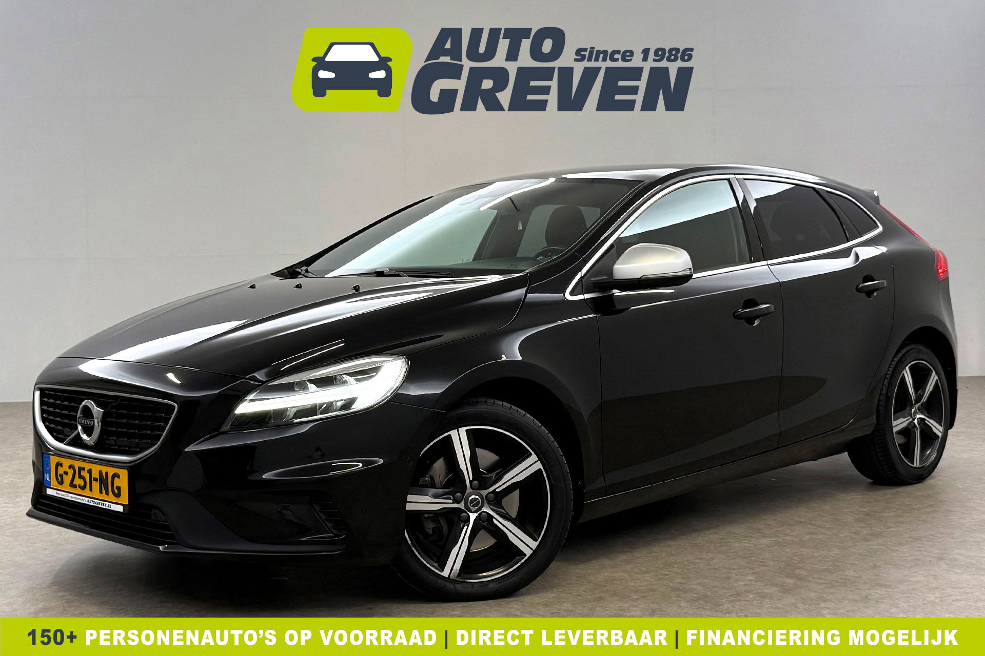 Volvo V40 1.5 T3 Polar+ 153PK R-design Camera LED Pano Trekhaak h/k Audio Clima Cruise Navi PDC Virtual 17"LMV