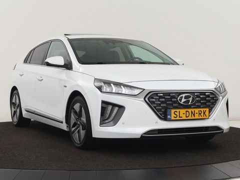 Hyundai IONIQ 1.6 GDI Hybrid Premium | Schuifdak | Stoelventilatie | Leder | Adaptive cruise | Infinity Sound | Camera | Carplay | Memory | Navigatie | Stoel & stuurverwarming