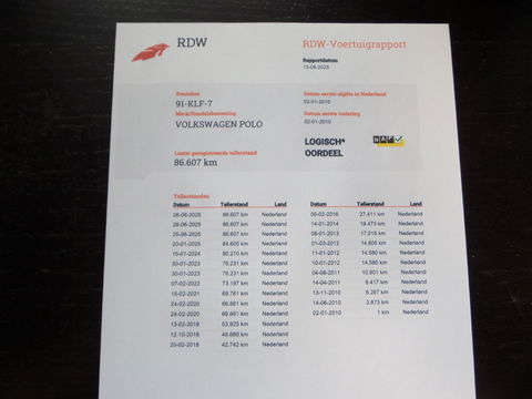 Volkswagen Polo 1.4-16V Highline DSG "Origineel NL!" Automaat! Bluetooth 17"Velgen Cruise-control, van 2e eigenaar in nieuwstaat!