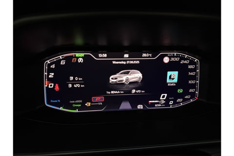 CUPRA Leon Sportstourer 1.4 e-Hybrid VZ Performance | 245PK | Panoramadak | Virtual Cockpit | Memory Seats | Sfeer | LED | Clima | Cruise | Navi | PDC | 19''LMV