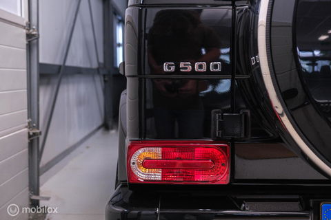 Mercedes-Benz G-Klasse 500 St.Wagon | CarPlay | Camera | Youngtimer | Trekhaak | Alcantara hemel | Rijklaar |