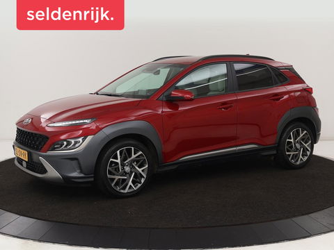 Hyundai KONA 1.6 GDI HEV Premium | Leder | Head-Up | Stoel & stuurverwarming | Adaptive cruise | Camera | Carplay | Keyless | Navigatie | Keyless | Full LED