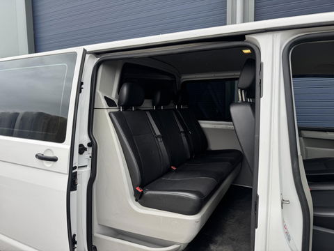 Volkswagen Transporter 2.0 TDI L2H1 Trendline DUBBEL CABINE / AIRCO / LEER / VERLAAGD / SPOILERS