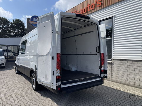 Iveco Daily 35S16V 2.3 410 L4H2 DC 7 persoons / ideaal voor motorsport camper / lease vanaf € 536 / mag 3500 kg trekken / climate control / euro 6 diesel / 270 graden achterdeuren !