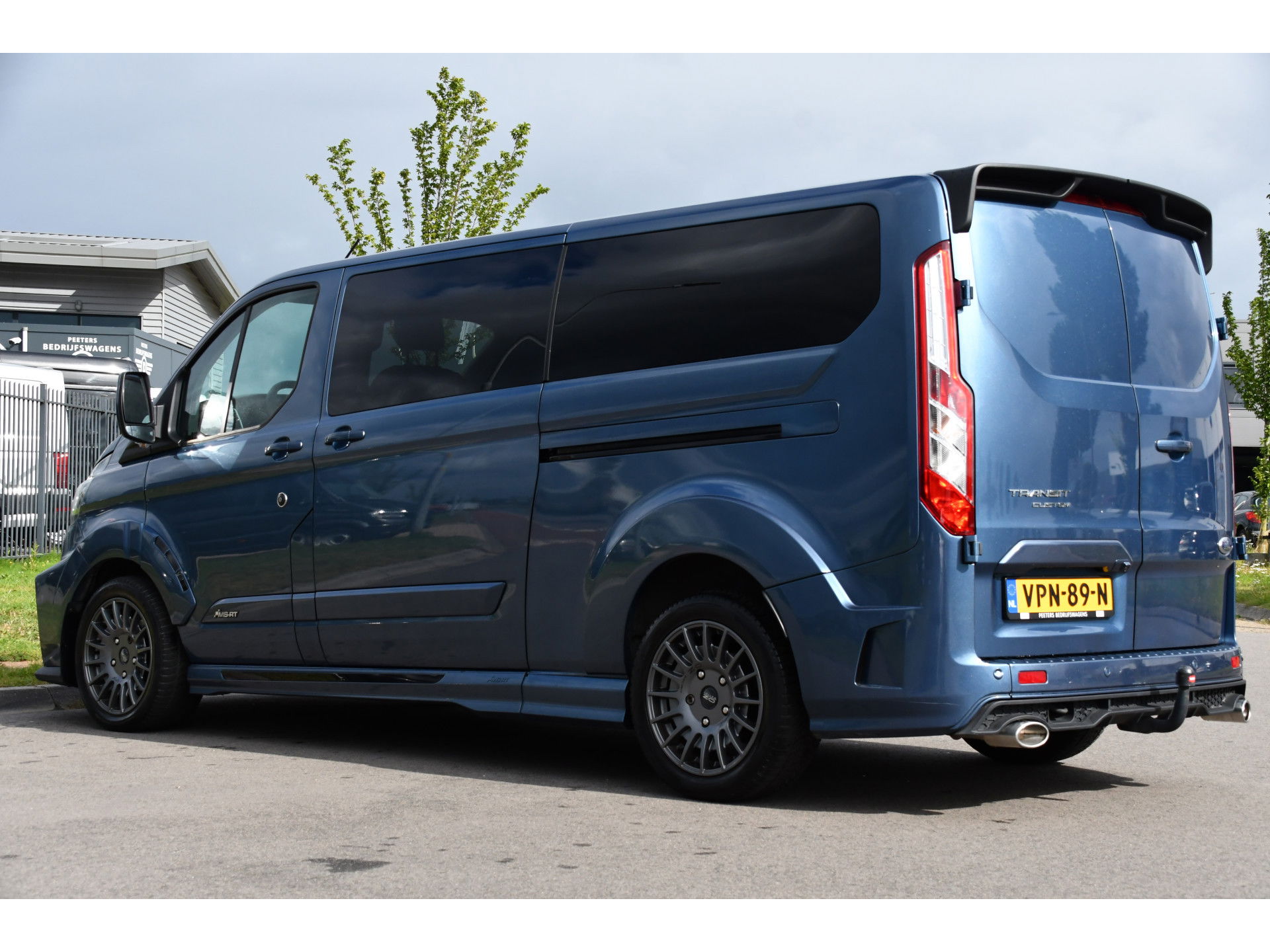 Ford Transit Custom 320 2.0 TDCI L2H1 MS-RT DC Full Options! Adaptieve Cruise, Camera, Carplay, 185PK, Xenon, Automaat, Leder, Stoelverwarming, Trekhaak, Uniek!