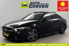Mercedes-Benz A-Klasse 180 AMG Pano Sfeerverl. Burmester Camera Virtual LED Memory Clima Cruise Navi PDC 18''LMV